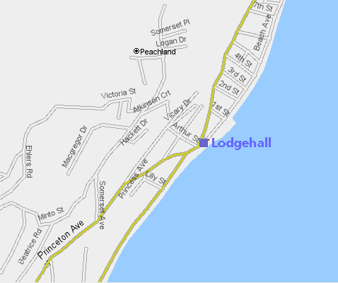 [Peachland map]
