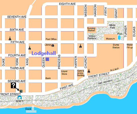 Map Of Canada Dawson City - Maps Of The World 218