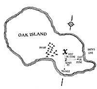 oak island scotia nova mystery treasure secret templar revealed map canada maps curse mysteries knights money texts paranormal 1795 weird